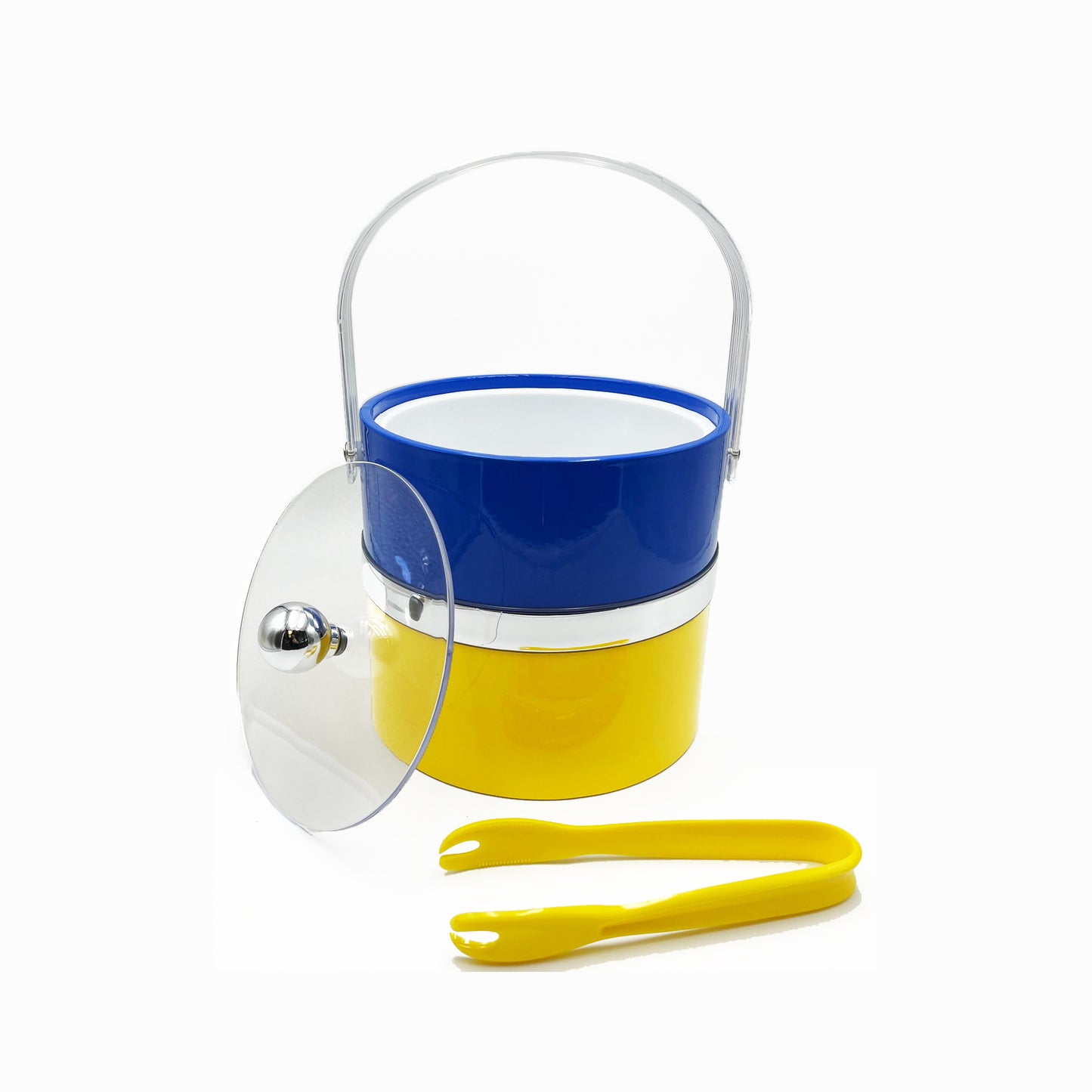 Yellow & Blue Two Tone 3 qt. Ice Bucket image 1