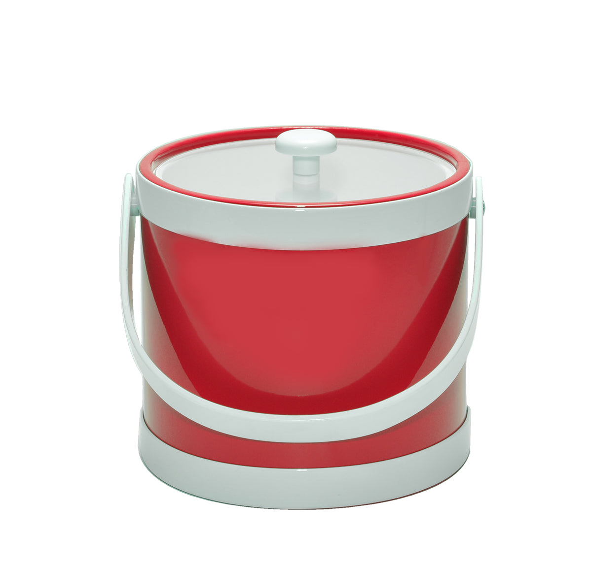Red Springtime 3 qt. Ice Bucket image 0