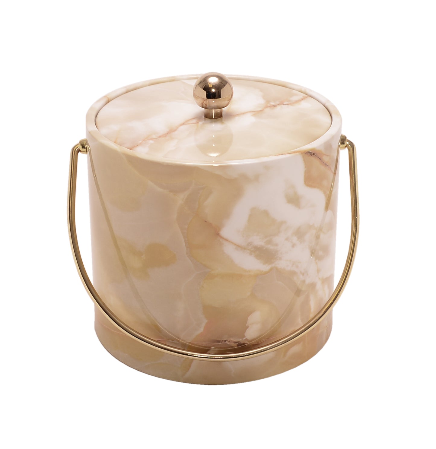 Golden Marble 3 qt. Ice Bucket image 0
