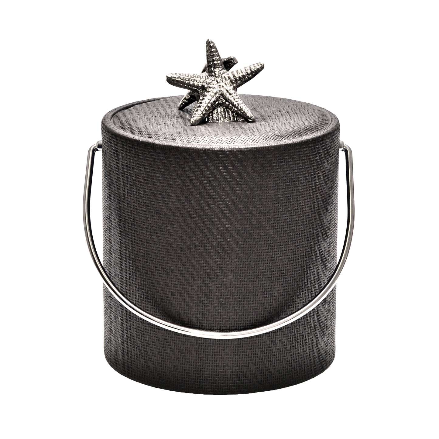 Mocha Wicker with Chunky Shell 3 qt Ice Bucket image 0