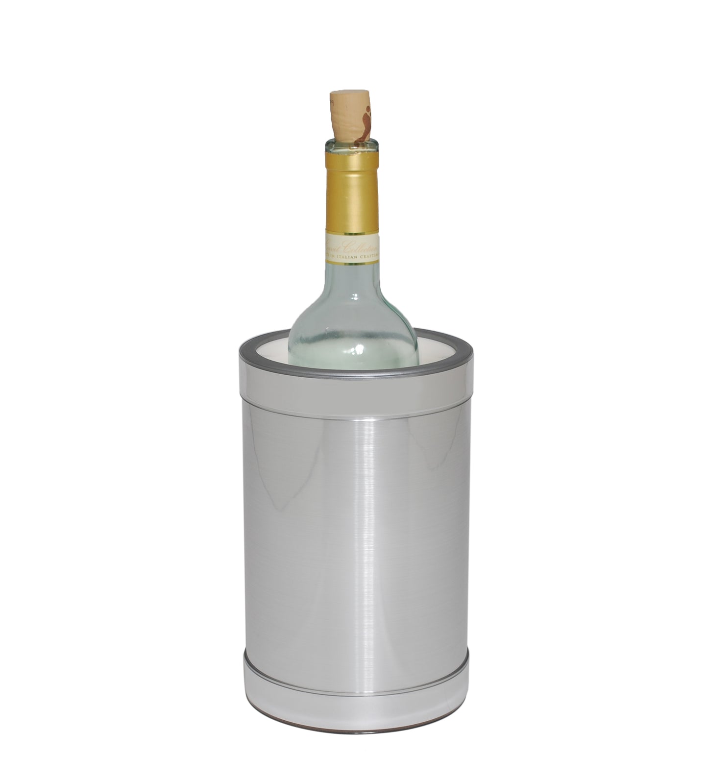 Brushed Silver Wine Chiller image 1