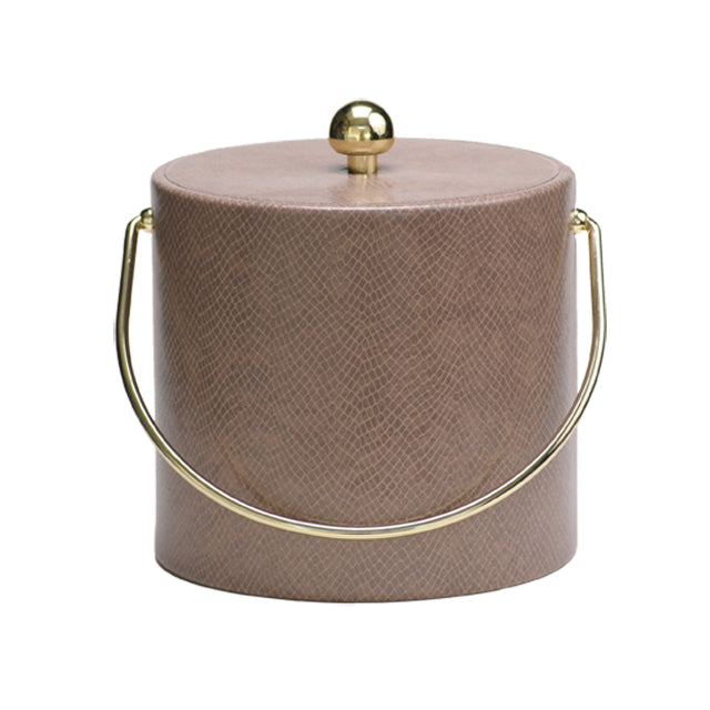 Snake Skin Leatherette 3 Quart Ice Bucket image 0