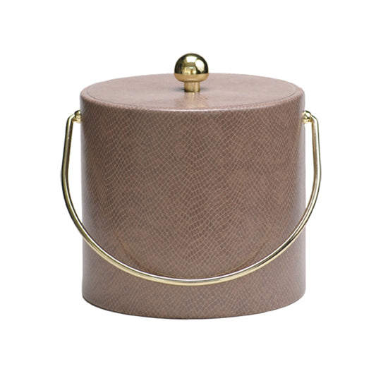 Snake Skin Leatherette 3 Quart Ice Bucket image 0