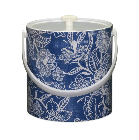 Blue Flowers 3 Qt. Ice Bucket image 0
