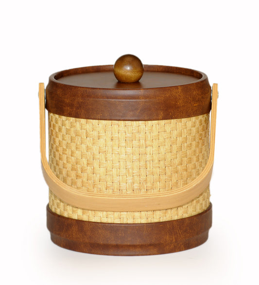 Samoa Wheat Wicker 3 qt. Ice Bucket image 0
