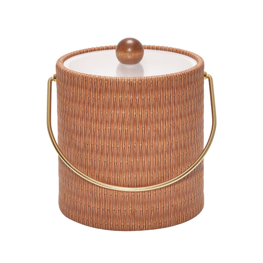 Maldives Peanut Wicker 3 qt. Ice Bucket image 0