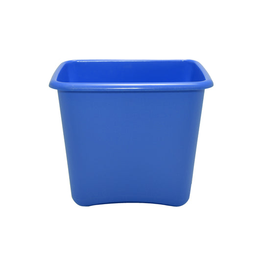 Blue Plastic 13 Quart Waste Basket image 0