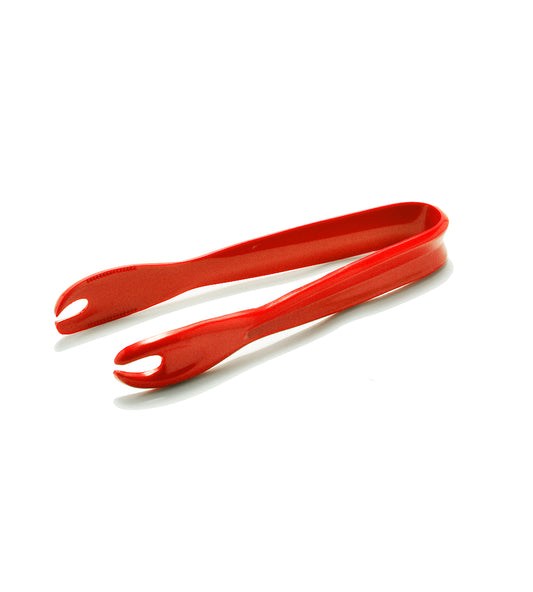 Red Plastic Ice Tong image 0