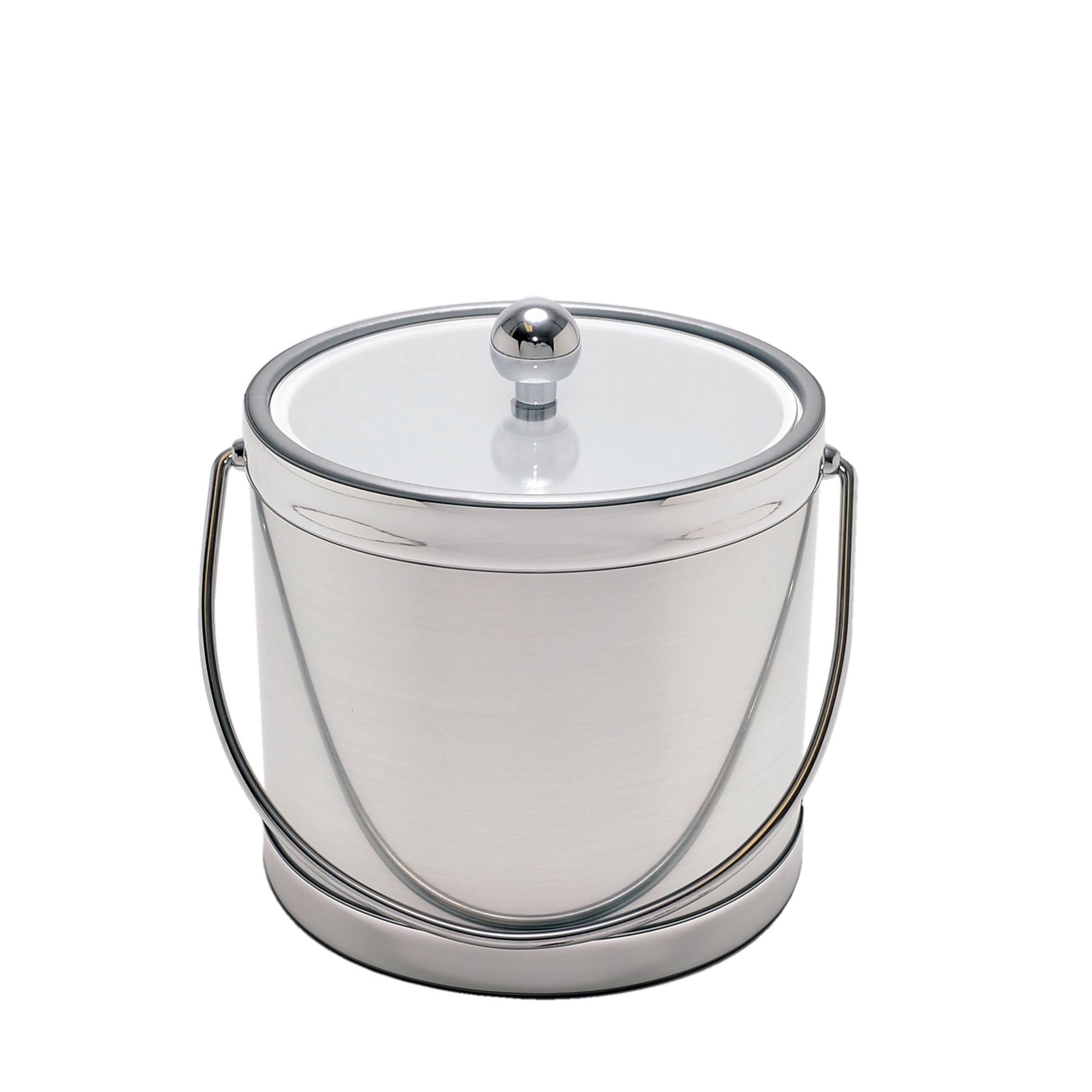 Brushed Silver 3 qt. Ice Bucket image 0
