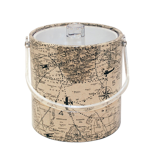 World Map 3 qt. Ice Bucket image 0