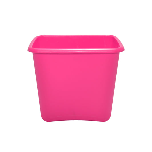 Pink  Plastic 13 Quart Waste Basket image 0