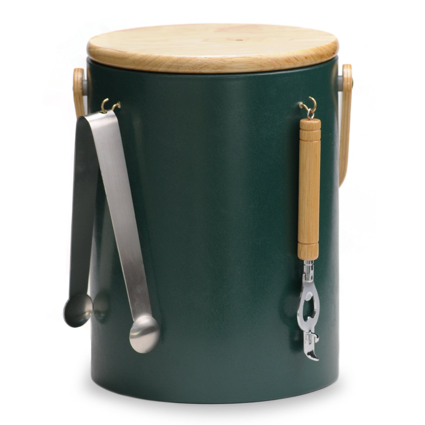 Green Beachwood 5 qt. Ice Bucket With Tools image 0