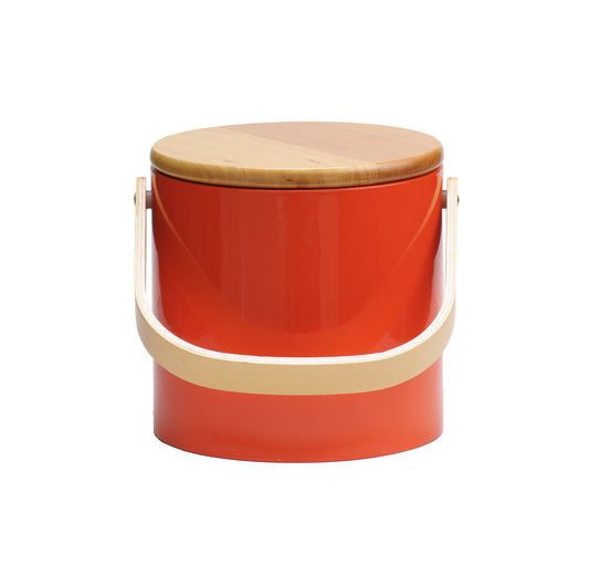 Orange Beachwood 3 qt. Ice Bucket image 0