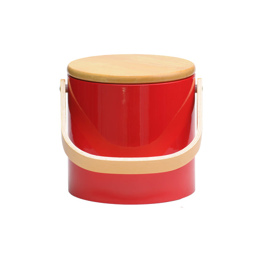Red Beachwood 3 qt. Ice Bucket image 0