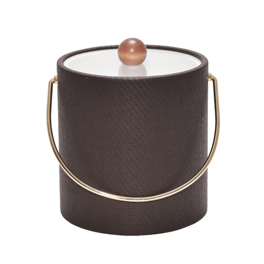 Cane Mocha Wicker 3 qt. Ice Bucket image 0