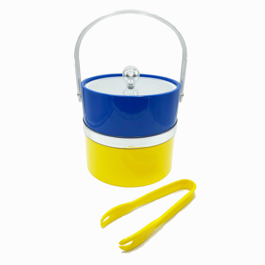 Yellow & Blue Two Tone 3 qt. Ice Bucket image 0