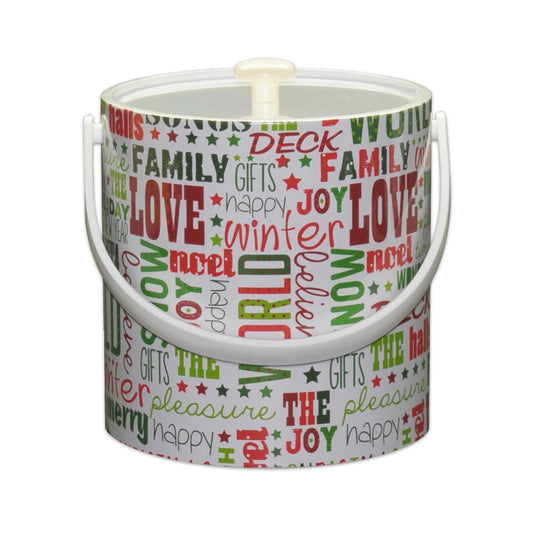 Deck The Hall Christmas 3 qt. Ice Bucket image 0