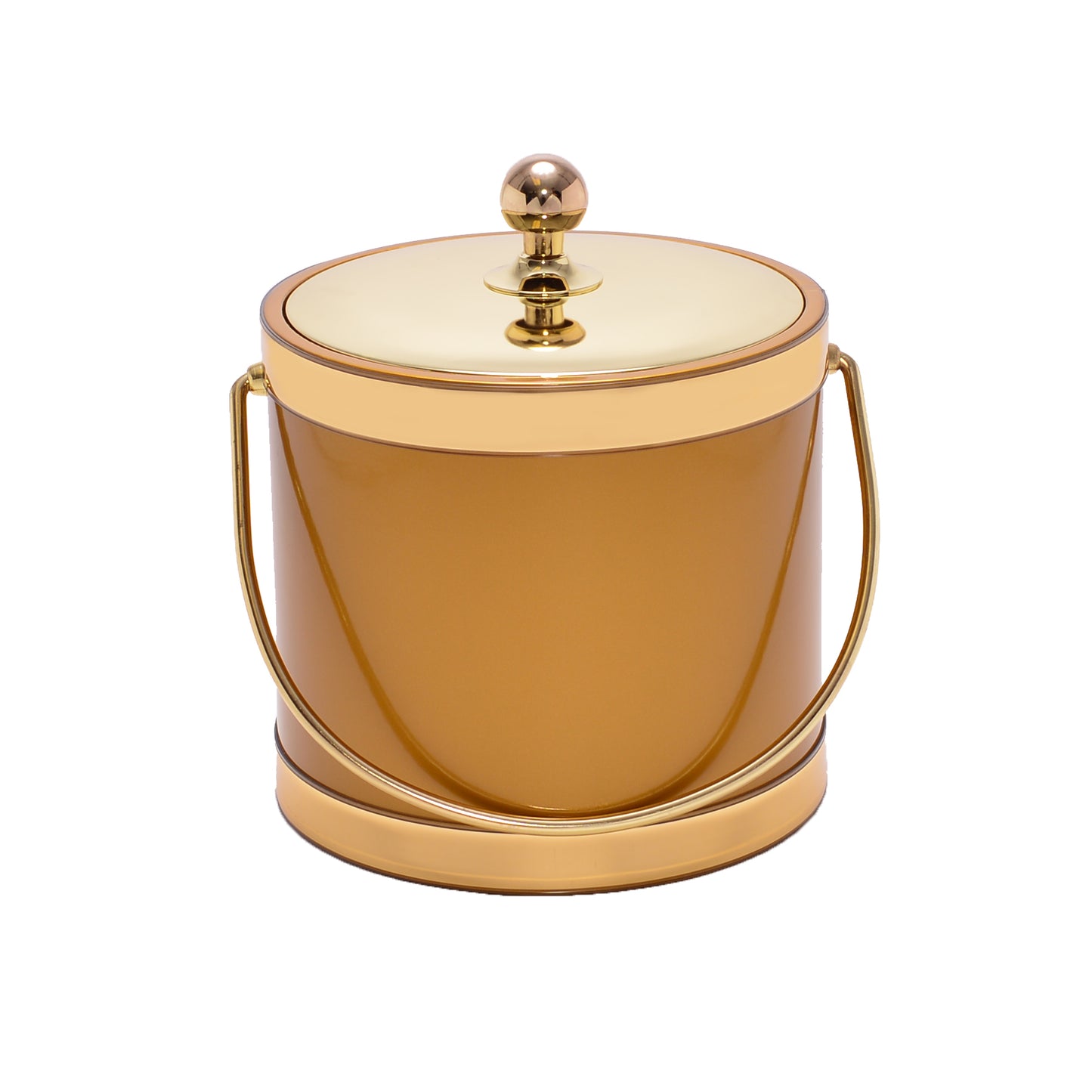 Gold Patten with Metal Lid 3 qt. Ice Bucket image 0