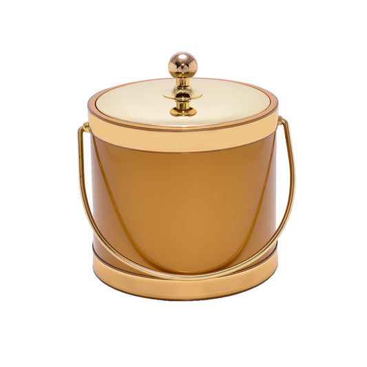 Gold Patten with Metal Lid 3 qt. Ice Bucket image 0