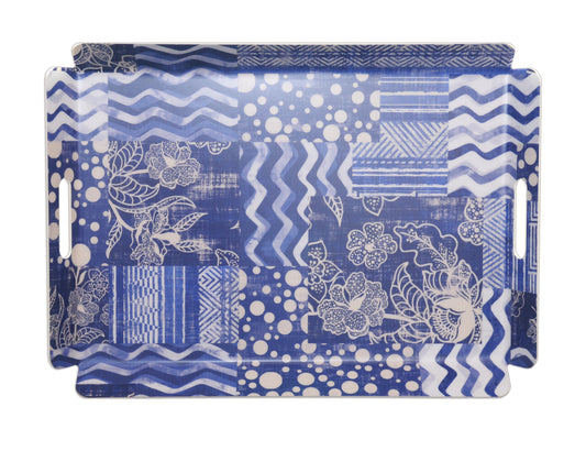 Blue Colage  16 x 22 Tray image 0