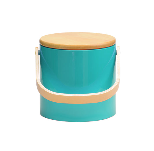 Turquoise Beachwood 3 qt. Ice Bucket image 0