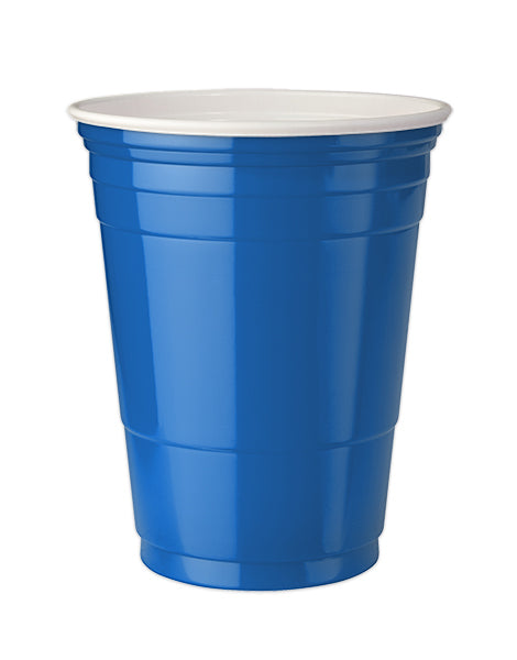 Blue Party cups 16 oz. Set of 4 image 0