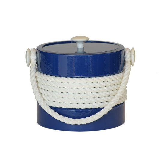 Blue with White Center Rope 3 qt. Ice Bucket image 0