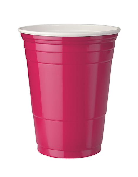 Pink Party cups 16 oz. Set of 4 image 0
