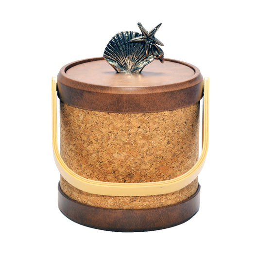 Cork with Shell Knob 3 qt Ice Bucket image 0