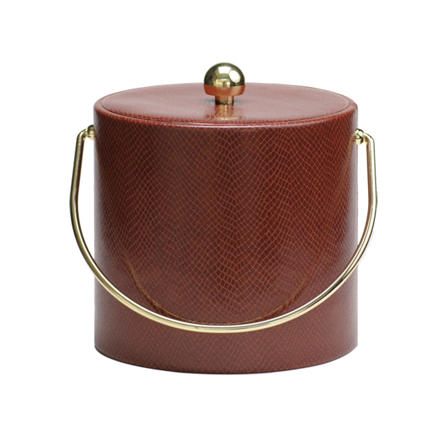 Snake Skin Leatherette 3 Quart Ice Bucket image 0