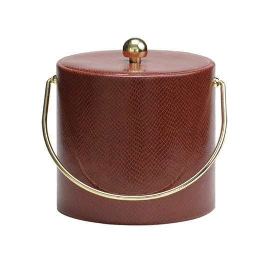 Snake Skin Leatherette 3 Quart Ice Bucket image 0