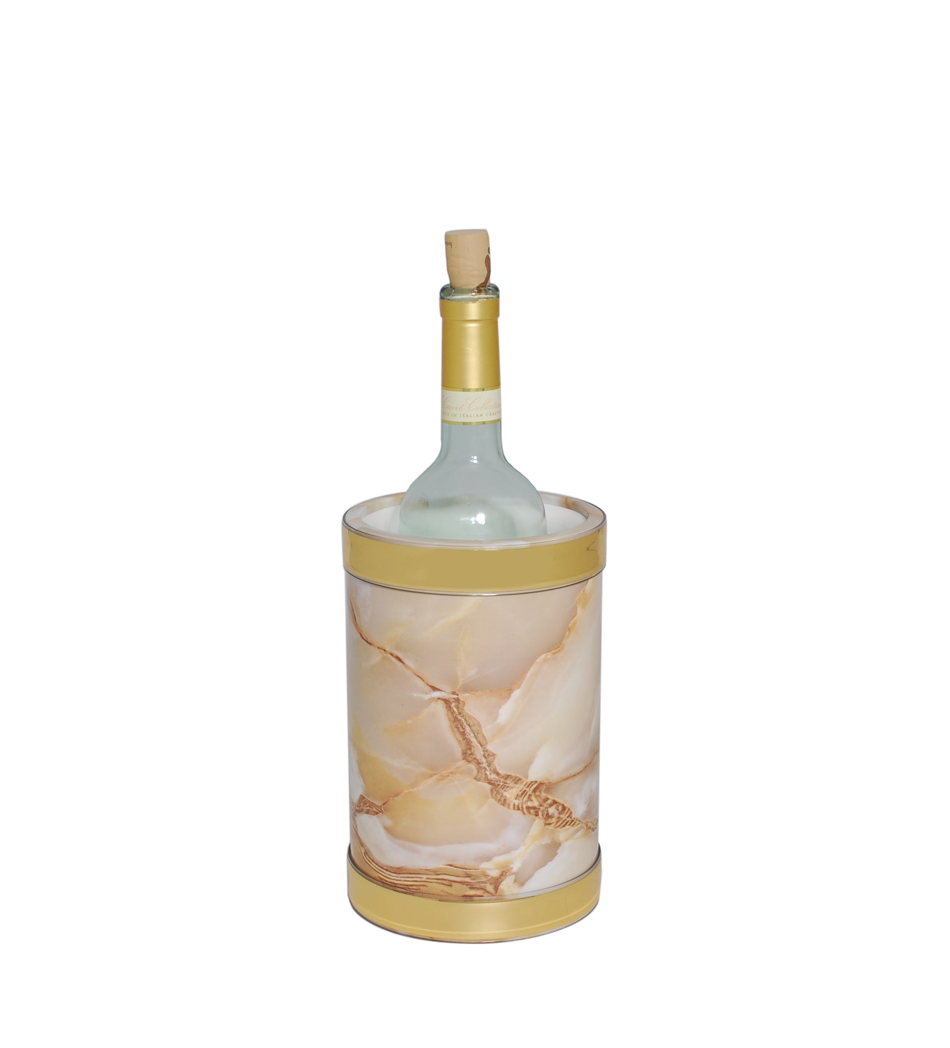 Gold Marble Vinyl Wine Chiller image 1