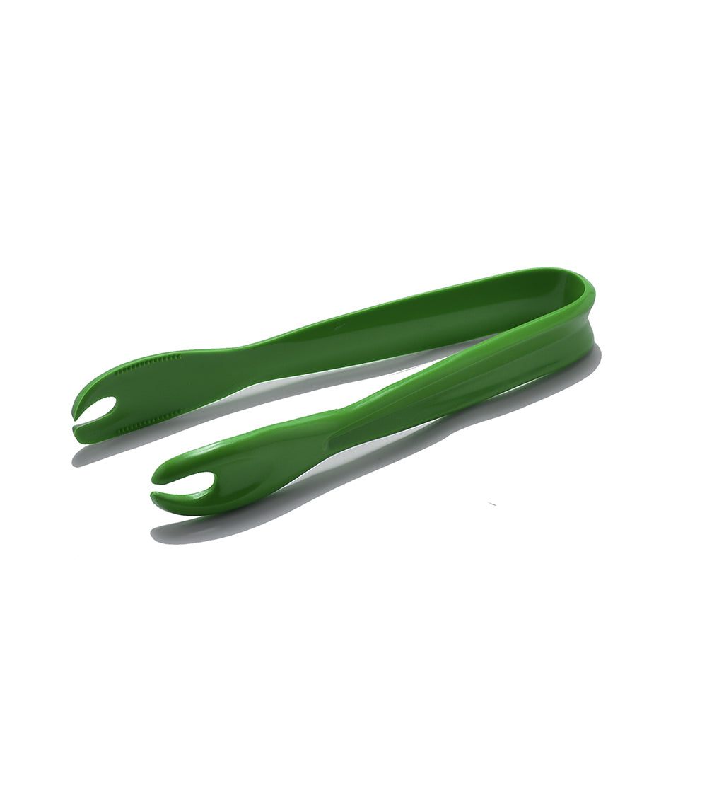 Green Plastic Ice Tong image 0