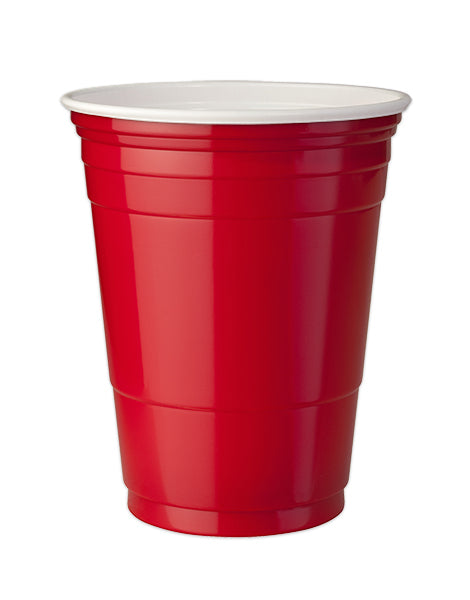 Red Party cups 16 oz. Set of 4 image 0