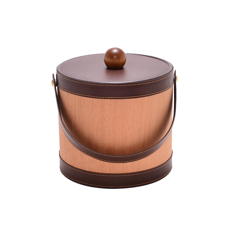 Mahogany Veneer 3 qt. Ice Bucket image 0