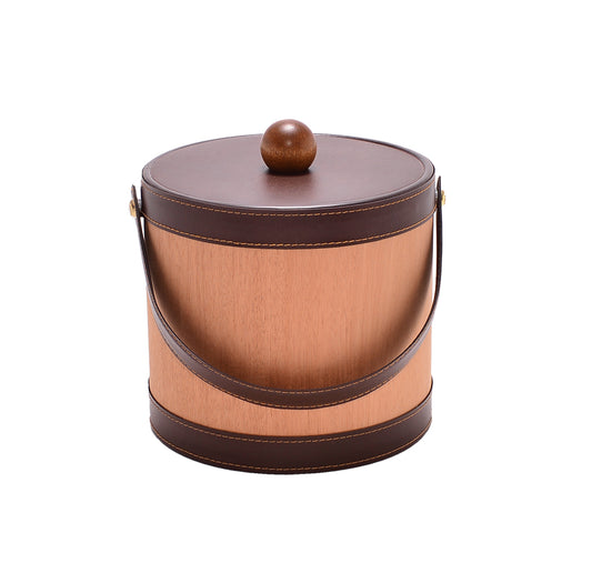 Mahogany Veneer 3 qt. Ice Bucket image 0