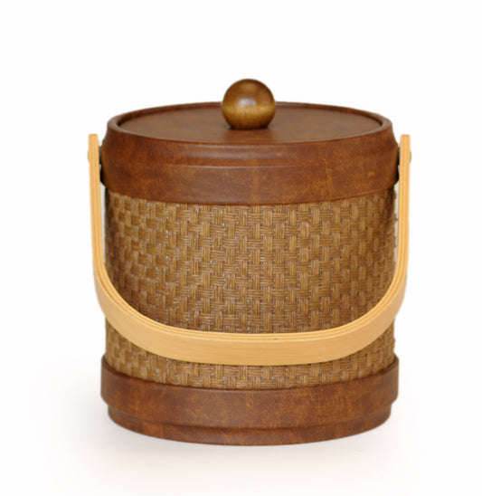 Samoa Acorn Wicker 3 qt. Ice Bucket image 0