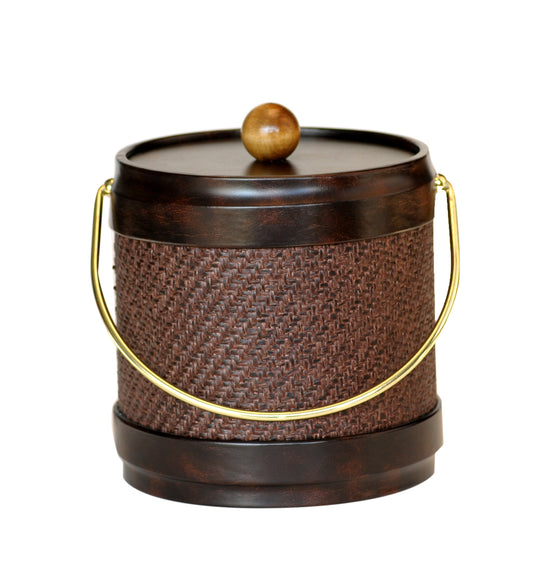 Samoa Truffle Wicker 3 qt. Ice Bucket image 0