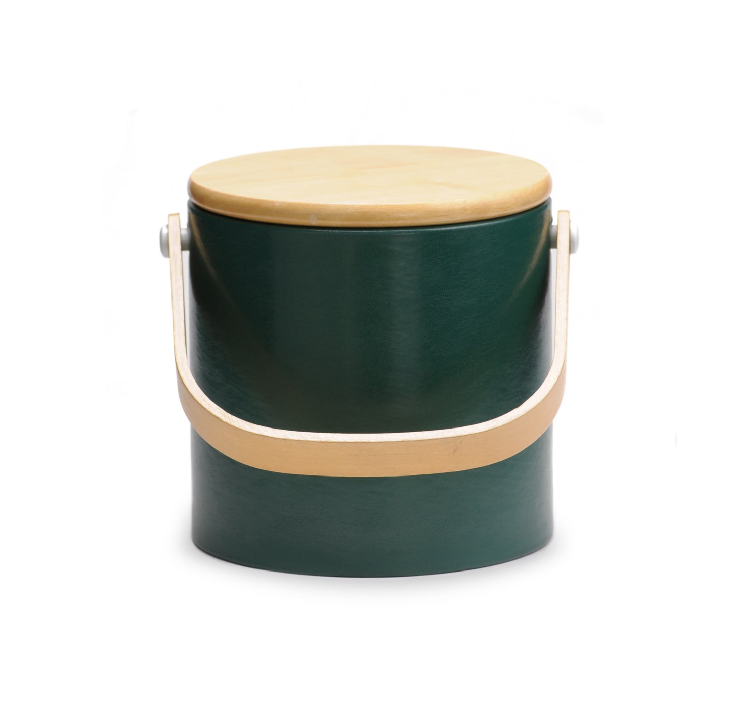 Dark Green Beachwood 3 qt. Ice Bucket image 0