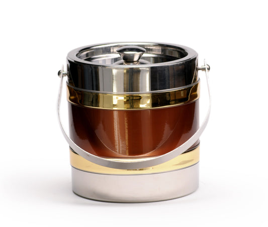 Stainless Steel with Copper 3 QT. Ice Bucket image 0